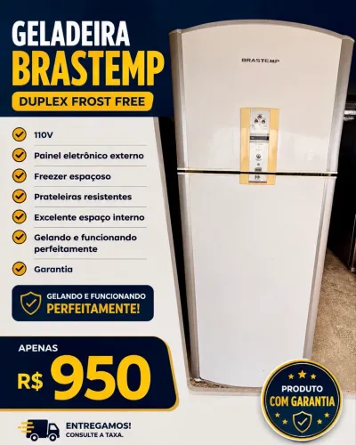 Geladeira Brastemp  Ative Duplex Frost Free