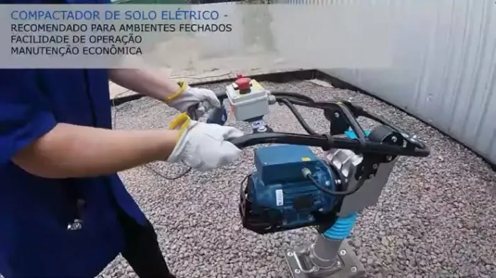 Aluguel de sapo compactador de solo Elétrico 