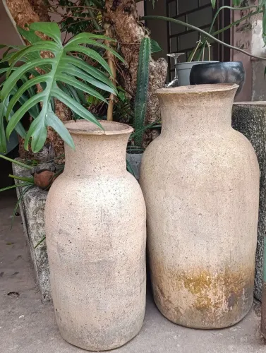Vasos decorativos para área externa rústicos