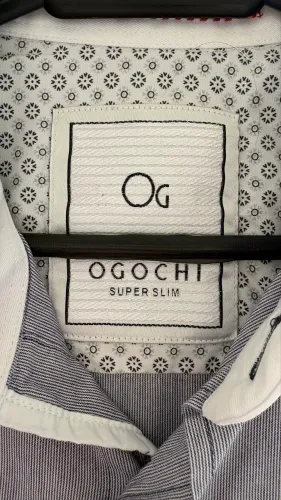 Camisa social Ogochi manga curta P