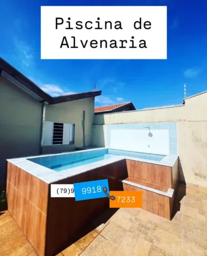 Piscina de alvenaria