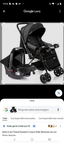 Carrinho e bebe conforto cosco usado