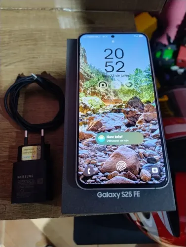 Samsung galaxy s25fe ainda na garantia