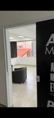 Porta de vidro com alumínio 90 cm largura