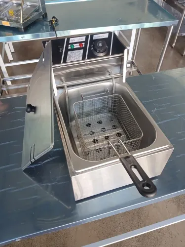 Fritadeira Elétrica 1 Cuba 150mm Em Aço 6 Litros 220v 2500w