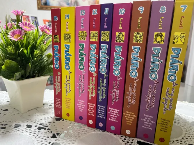 Diário de uma garota nada popular - livros do 7 ao 15 - capa dura