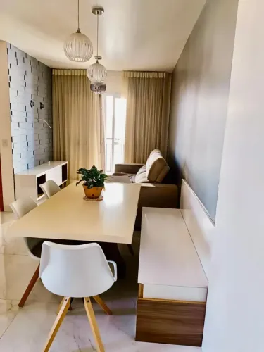 Apartamento à venda todo mobiliado no Parque Imperial na Vila Alzira - Aparecida de Goiâni