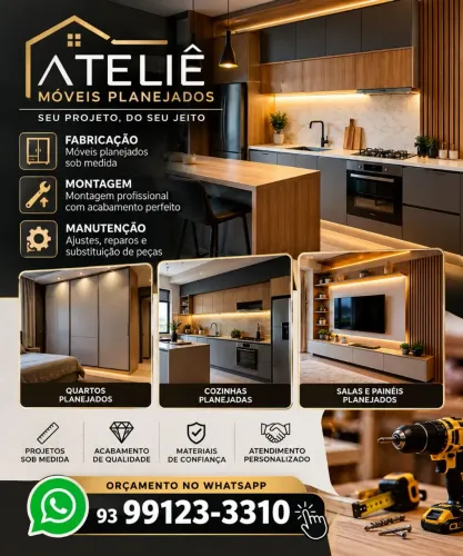 Montagem e fabricação de móveis