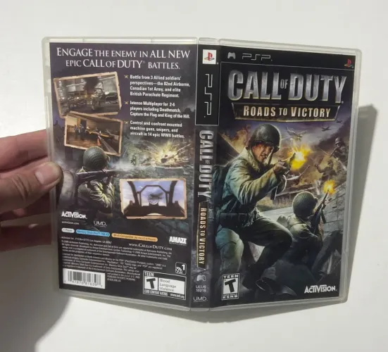 Call of duty, Medal of Honor e Killzone para psp