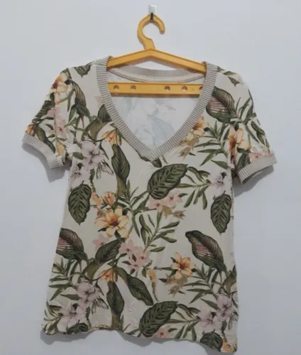 blusa estampa viscose tamanho 36 marfinno