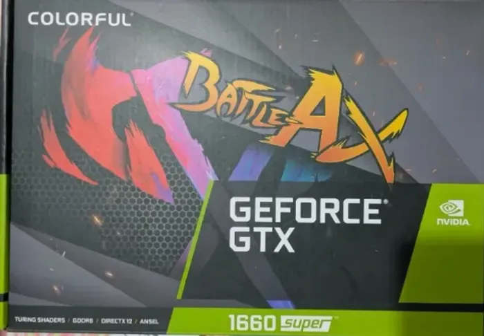 Placa de video 1660 super COLORFUL com 6GB GDDR6-