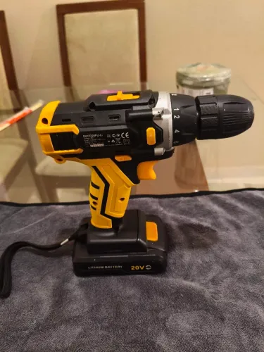 Parafusadeira Furadeira Deko 20V Litio (Forte - 42 N.m Torque)