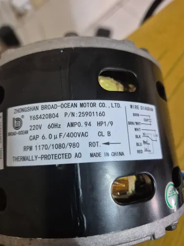 Motor Evaporadora