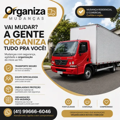 MUDANÇAS RESIDENCIAIS E COMERCIAIS | CURITIBA E REGIÃO