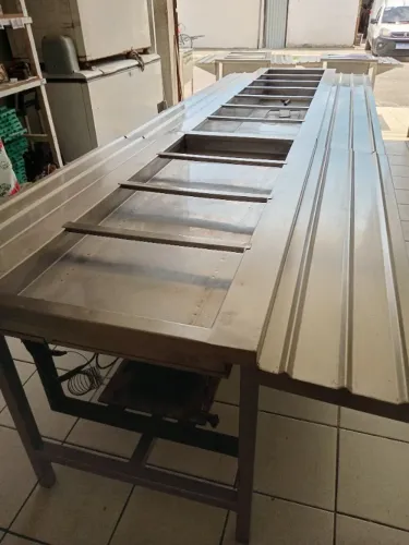 BANHO MARIA P 11 GNS SENDO 4 FRIOS 7 KENTES AÇO 304 PES GALVANZADO