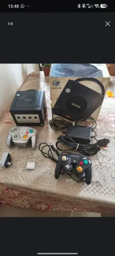 Gamecube + jogos + controles