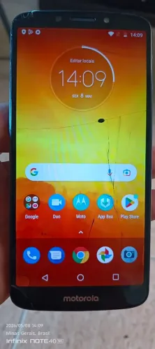 Motorola Moto E5 Quebrado mas Funcionando
