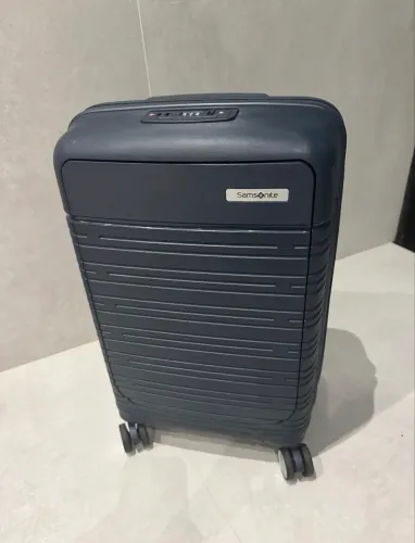 Mala de Bordo Samsonite Original Azul Marinho c/ Notebook