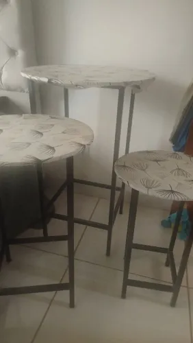 3 mesas pegue e monte