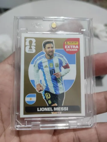 Figurinha legend Lionel Messi Gold 2026