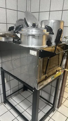 FORNO VENANCIO 80 GAS ROMA INOX (45X80)