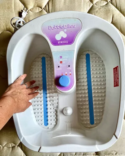 spa para pés homedics bubble bliss