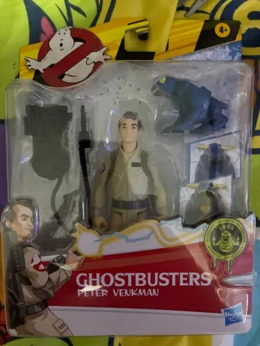 Boneco Peter Venkman dos Ghostbusters - Hasbro, novo e lacrado.