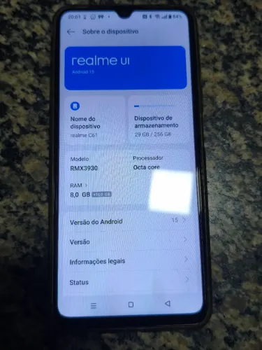 Celular realme c61 256 GB -16 RAM 
