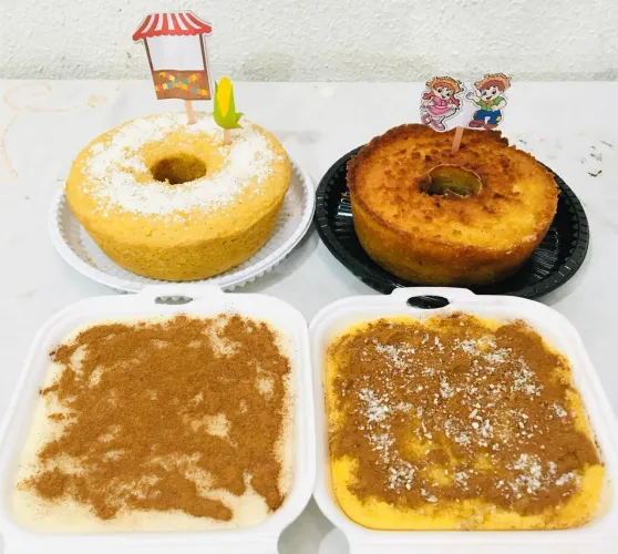 encomendas doces e salgados sucos