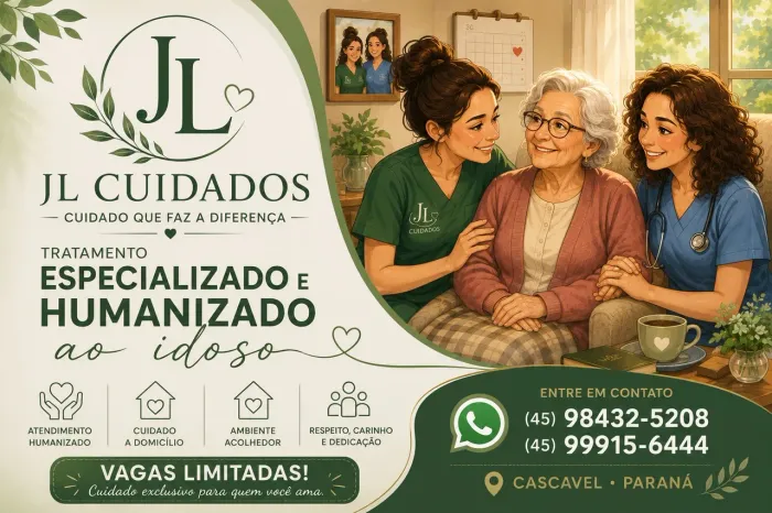 Cuidadora de idosos a domicílio!?