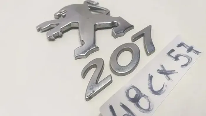 Emblema Letreiro Tampa Traseira Peugeot 207 2009