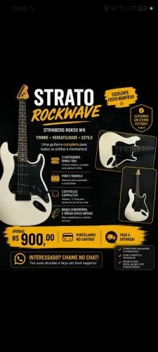 Vende-se guitarra R$750,00
