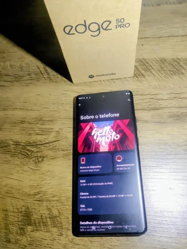 Moto Edge 50 pro na garantia com nota fiscal.