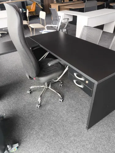 Mesa em L de Escritório com 2 Gavetas Escrivaninha - 0,75x1,50x0,60cm - (OFERTA)!!