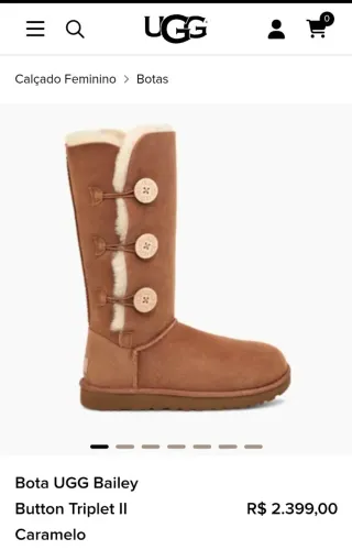 Bota UGG Bailey Button Triplet ll original 