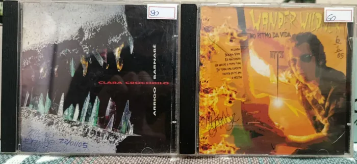 CD Arrigo Barnabé (A Saga de Clara Crocodilo) + CD Wander Wildner (No Ritmo da Vida)