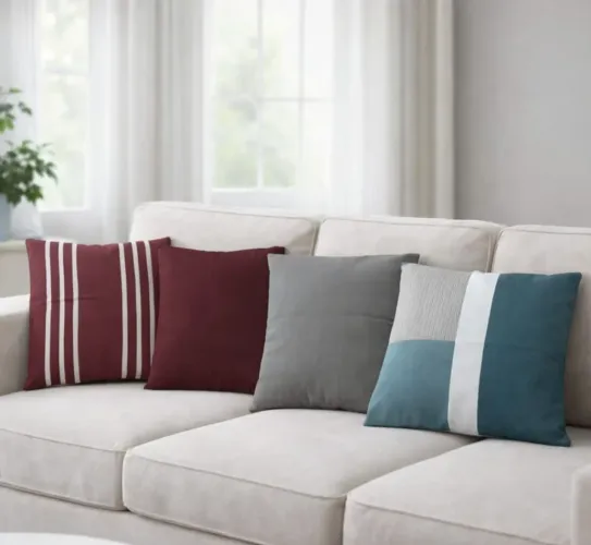 Kit Com 4 Almofadas Decorativas Cheias Medindo 45x45 Com 4 Enchimentos 