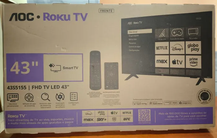 Smart tv AOC roku tv