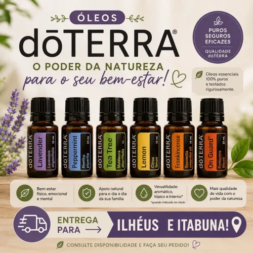 Óleos Essenciais doTERRA Originais | Entrega em Ilhéus e Itabuna