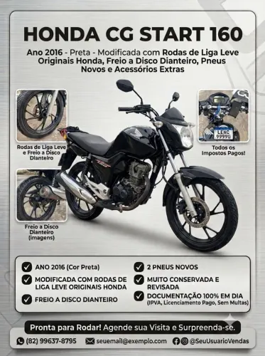 START CG 160 HONDA