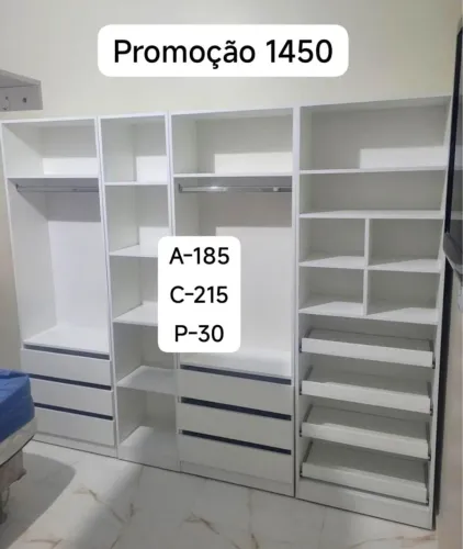 Closet a pronta entrega todo completo 