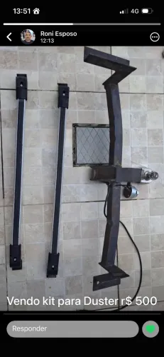 Engate e rack para Duster