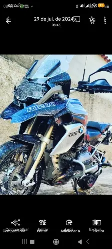 Gs 1200 bmw. É pra sair rápido se