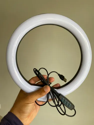 Ring Light 10? M&CH com Tripé, Suporte para Celular e Controle de Luminosidade