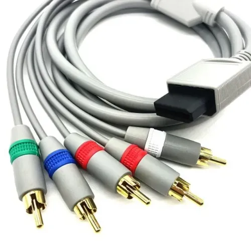 Suporte para 2 Controles Super Nintendo + Cabo Componente Nintendo Wii