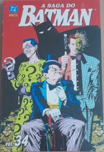Livro A Saga do Batman Vol. 34 HQ 2023