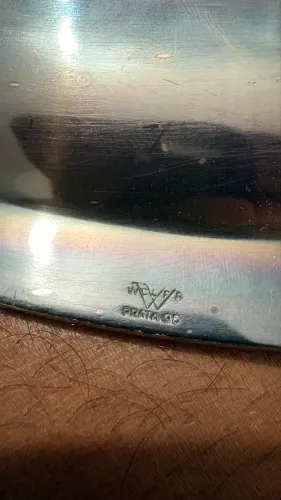 Vendo bandeja com banho de prata
