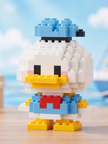Pato Donald | Mini Blocos de Montar 