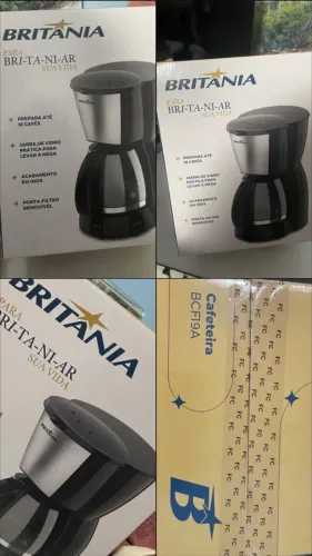 Cafeteira Britânia nova lacrada