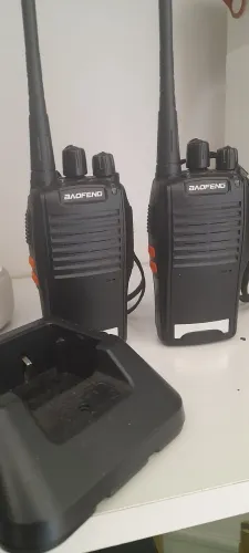 Par de rádio ht uhf Baofeng